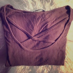 Cross neck Uneck Shirt